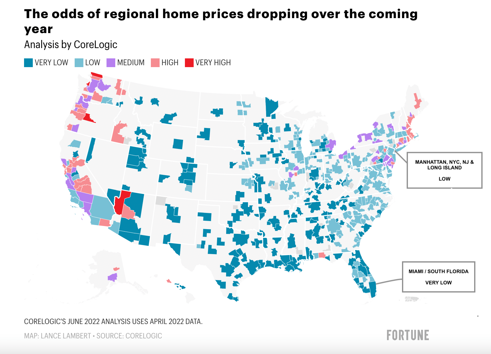 أسعار المنازل في مانهاتن وميامي صيف 2022